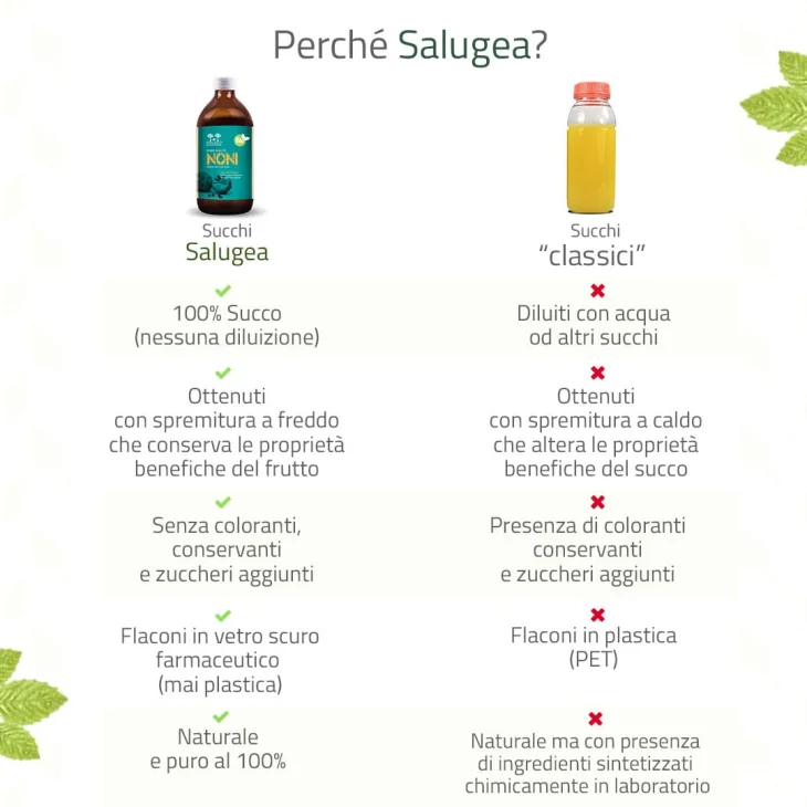 Salugea Succo di Noni Biologico 500 ml