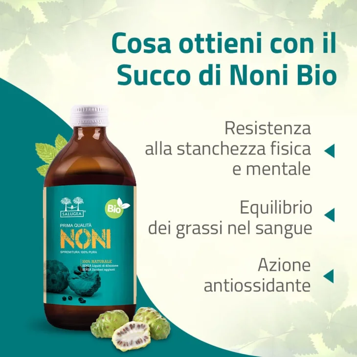 Salugea Succo di Noni Biologico 500 ml