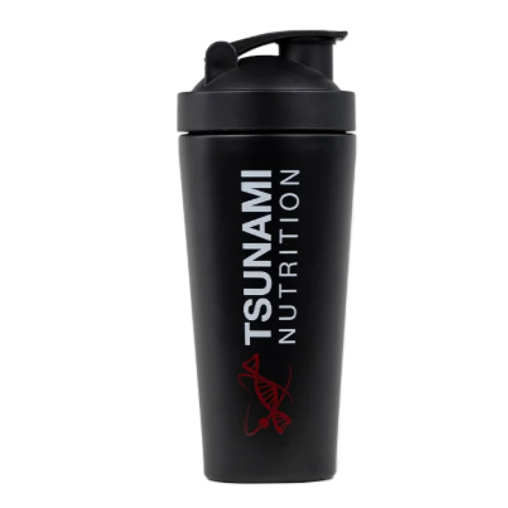 Tsunami Shaker Metal Nero 800 ml