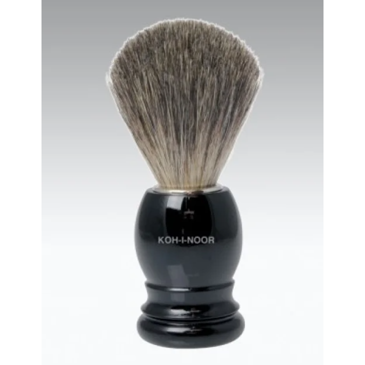 Koh-i-Noor Pennello per la Barba Manico Nero 1 Pezzo