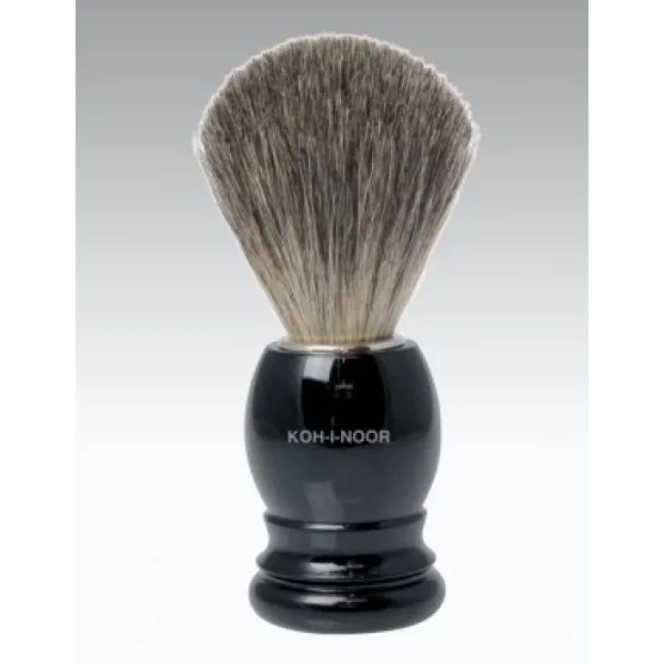 Koh-i-Noor Pennello per la Barba Manico Nero 1 Pezzo
