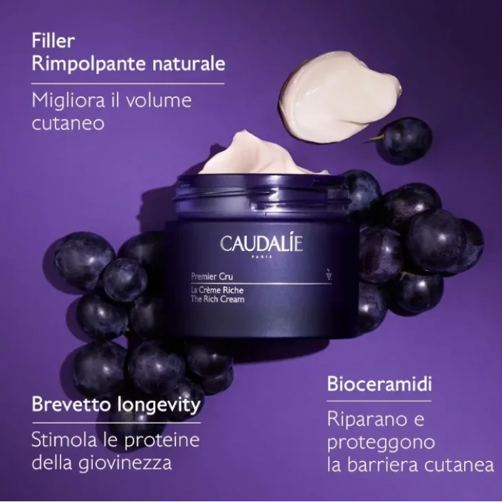 Caudalie Premier Cru Crema Ricca Rimpolpante Naturale 50 ml
