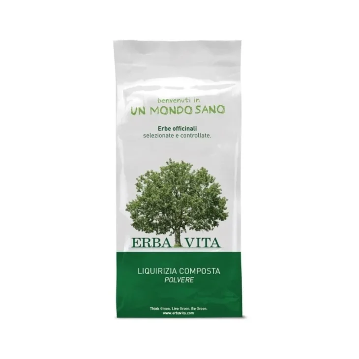 Erba Vita Liquirizia Composta Polvere Integratore per il Transito Intestinale 100 g
