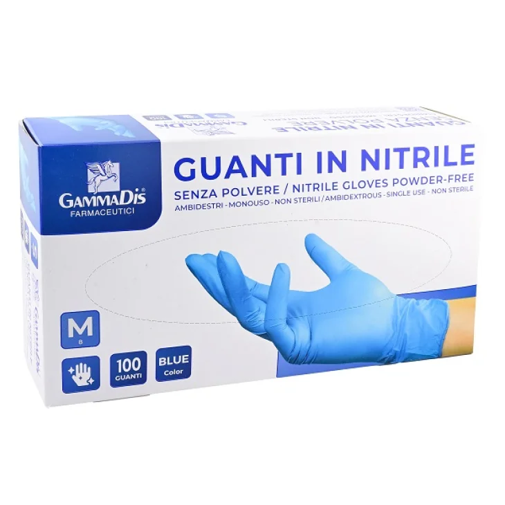 GUANTI NITRILE S/POLV S 100PZ
