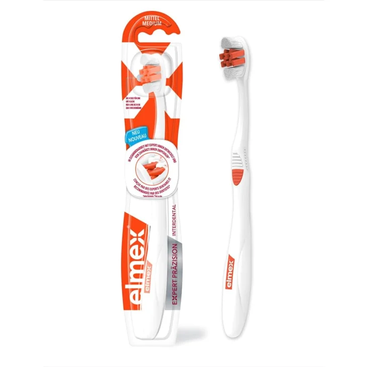 Elmex Expert Precision Carie Spazzolino Manuale Pulizia Interdentale 1 Pezzo