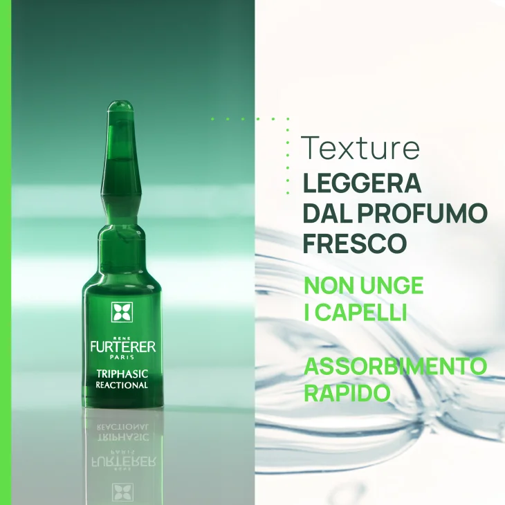 Rene Furterer Triphasic Reactional Trattamento Anticaduta Cambio di Stagione 12 Fiale