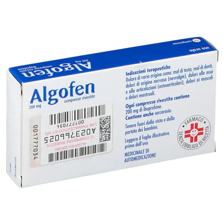 ALGOFEN*12 cpr riv 200 mg