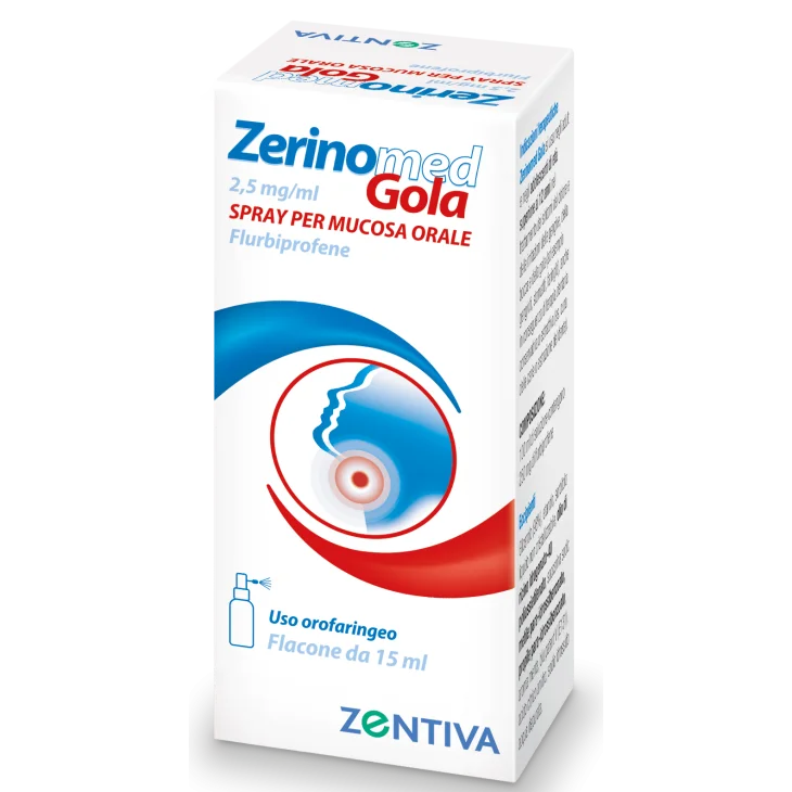 ZERINOMED GOLA*spray mucosa orale 15 ml 0,25%