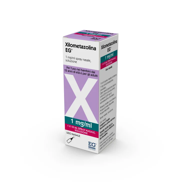XILOMETAZOLINA (EG)*spray nasale 10 ml 1 mg/ml
