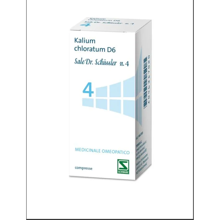 KALIUM CHLORATUM D6 SALE DR.SCHUSSLER N.4*D6 200 cpr flacone