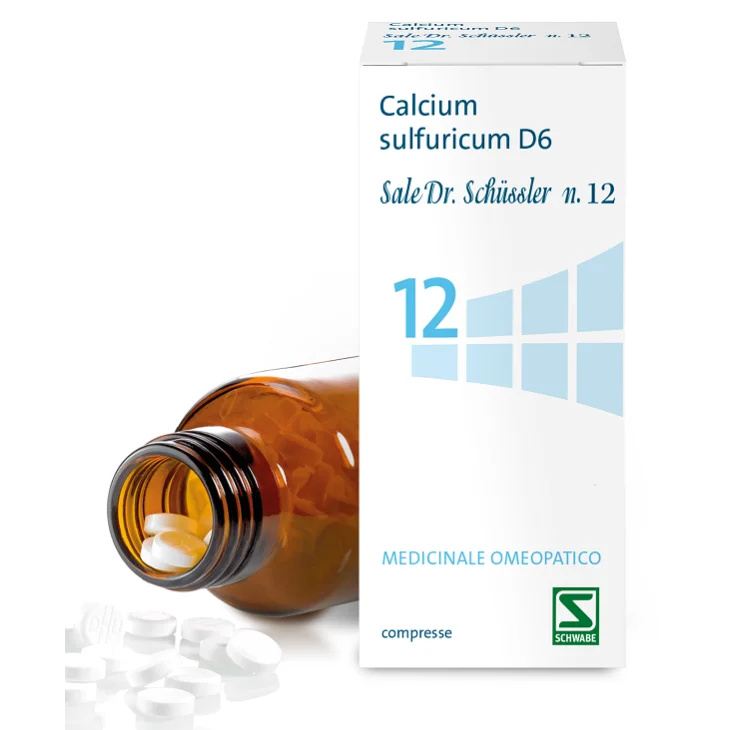 CALCIUM SULFURICUM D6 SALE DR.SCHUSSLER N.12*D6 200 cpr flacone