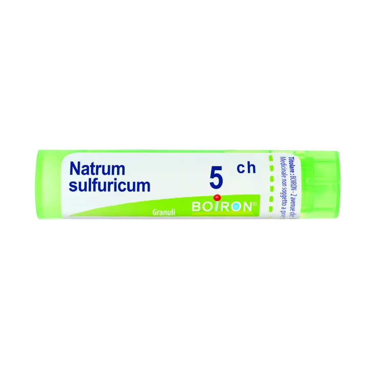 NATRUM SULFURICUM (BOIRON)*80 granuli 5 CH contenitore multidose 4G