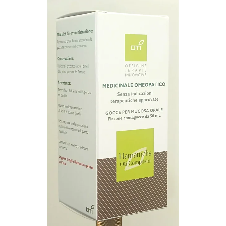 HAMAMELIS OTI COMPOSTO*orale gtt 50 ml in soluzione idroalcolica al 30% V/V