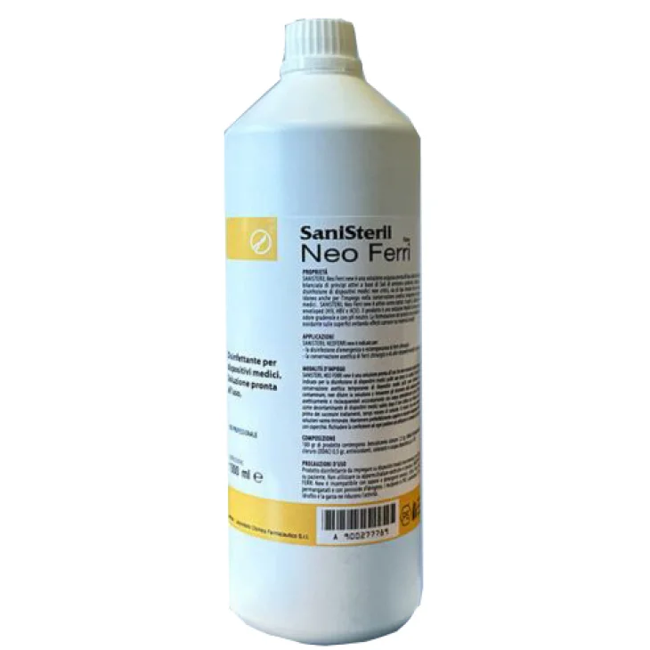DISINFETTANTE CONSERVANTE PER STRUMENTI CHIRURGICI DENTISTICI E SANITARI SANISTERIL NEOFERRI 1000ML