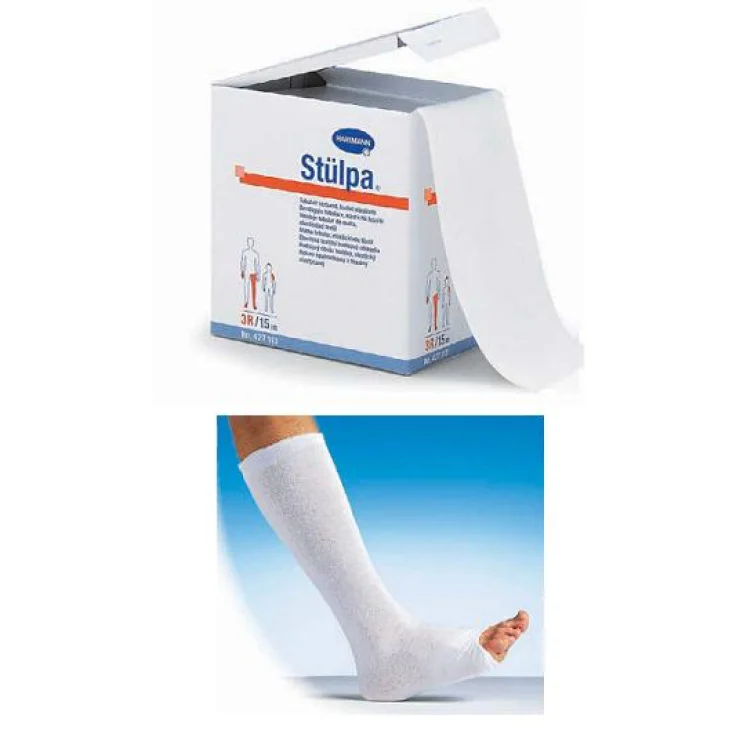 BENDA IN MAGLINA TUBOLARE STULPA IN ROTOLO COTONE 30% VISCOSA 70% 1R M15X2,5CM