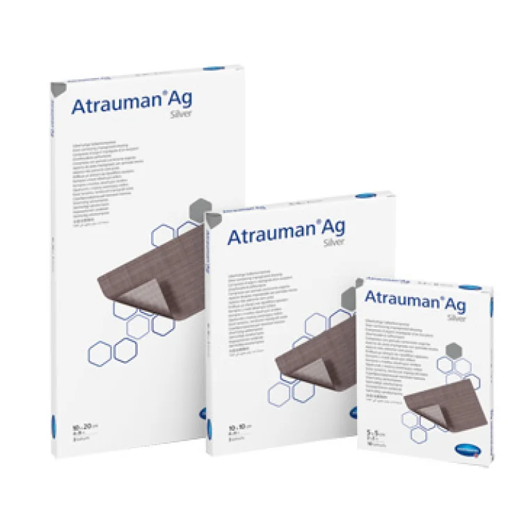 MEDICAZIONE CON ARGENTO ATRAUMAN AG 10X10CM 10 PEZZI