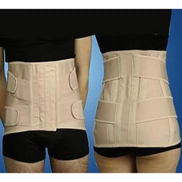 PRIM 544 DONNA CORSETTO ELASTICO SEMIRIGIDO LOMBOSACRALE ALTO CON RINFORZI PARAVERTEBRALI E 4 TIRANTI PELVICI S 85-90CM