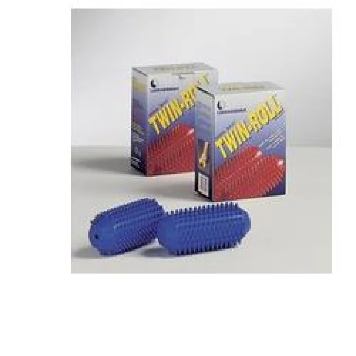 ATTREZZI PER MASSAGGIO IN PROGRAMMI DI RIABILITAZIONE TWIN ROLL BLU 2PEZZI