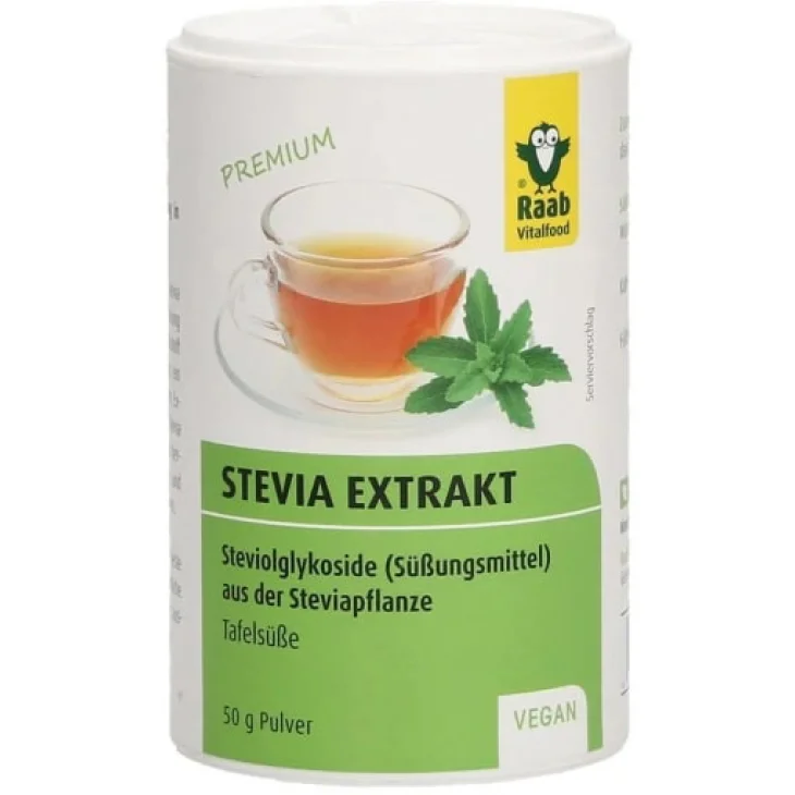 RAAB DOLCIFICANTE A BASE DI ESTRATTO DI STEVIA IN POLVERE 50G