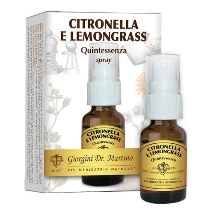 CITRONELLA E LEMONGRASS QUINTESSENZA SPRAY 15 ML