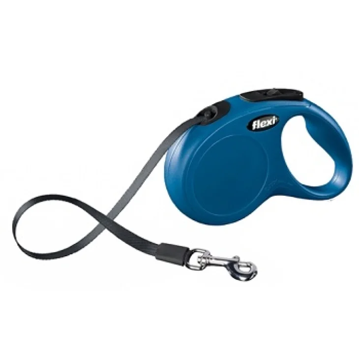FLEXI NEW CLASSIC IN FETTUCCIA XS 3M BLU