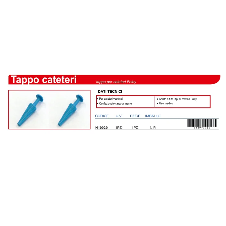 TAPPO CATETERE FOLEY