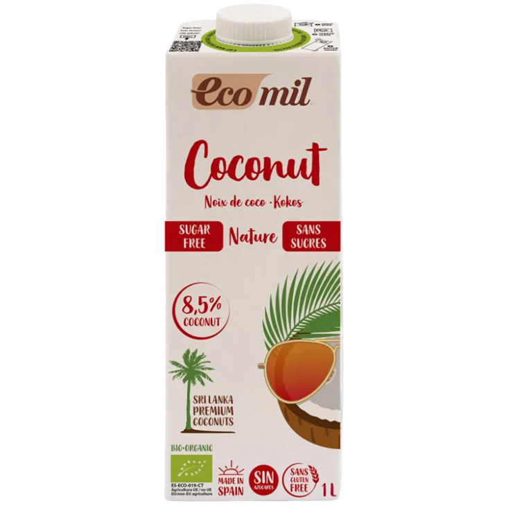 ECOMIL COCCO SENZA ZUCCHERO 1 LITRO