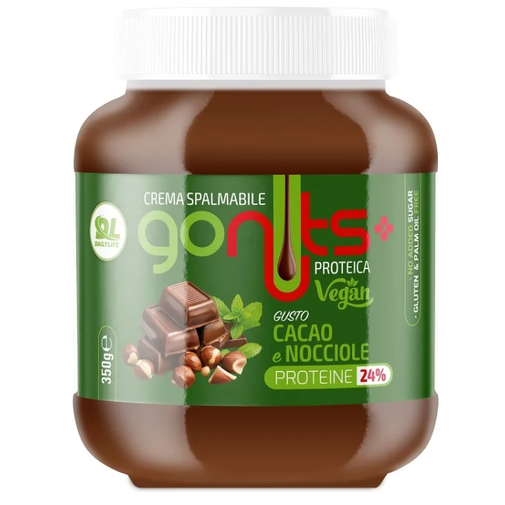 Daily Life GoNuts Crema Proteica Vegan Cacao e Nocciole 350 g