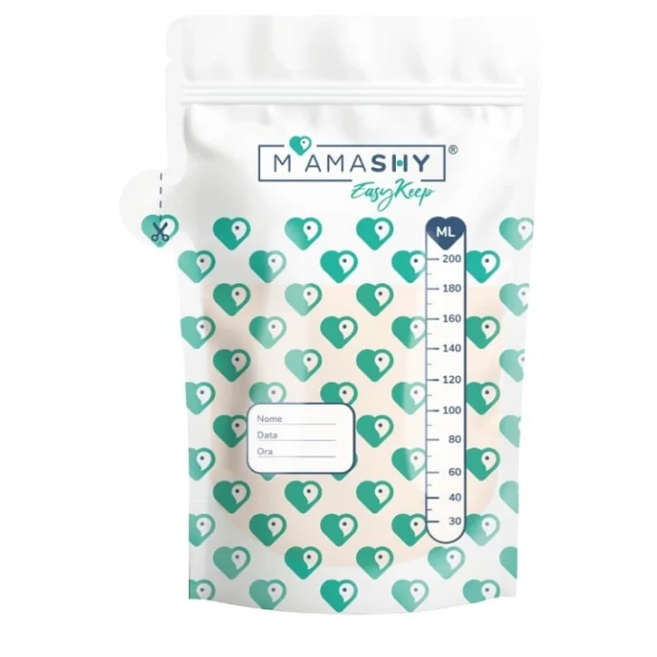 MAMASHY EASY KEEP BUSTE PRE STERILIZZATE CONSERVAZIONE LATTEMATERNO MONOUSO 20 PEZZI