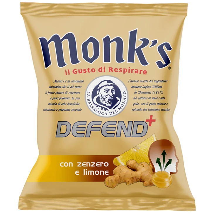 MONKS CARAMELLE DEFEND ZENZERO/LIMONE 46 G