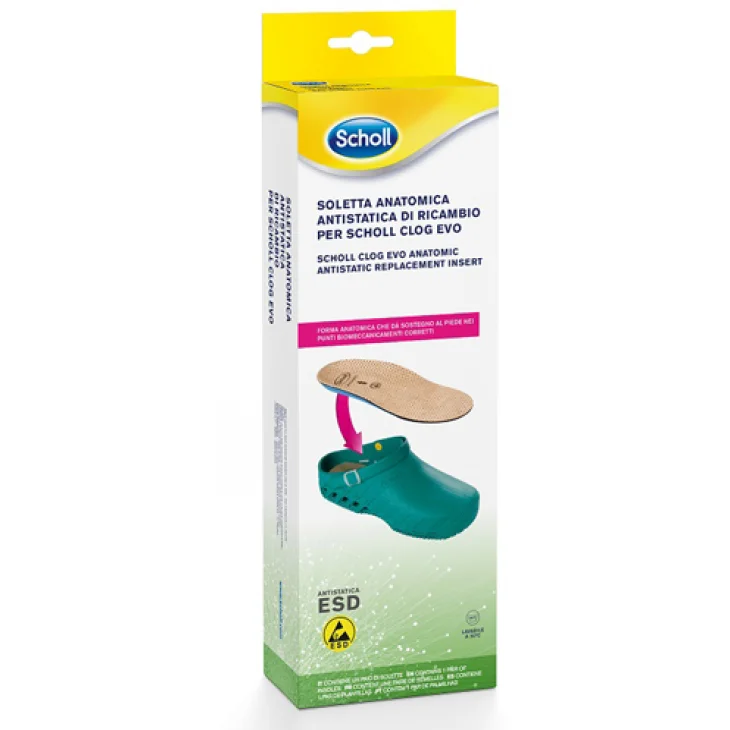 CLOG EVO ANATOMIC ANTISTATIC INSOLES MICROFIBRE UNISEX 42-43
