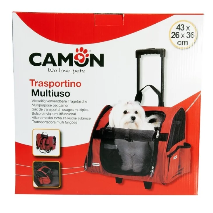 TRASPORTINO MAX ROSSO 43 X 26 X 36 CM