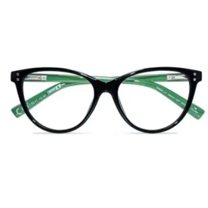 OCCHIALE DA LETTURA PREMONTATO PLATINUM VENERE NERO +2,00