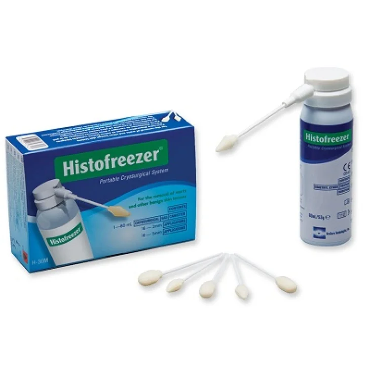 HISTOFREEZER MIX MINI KIT PER CRIOTERAPIA 1 BOMBOLETTA DI AEROSOL DA 80 ML + 16 APPLICATORI DA 2MM + 16 APPLICATORI DA 5MM