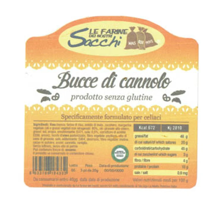 BUCCE DI CANNOLO 3 X 20 G