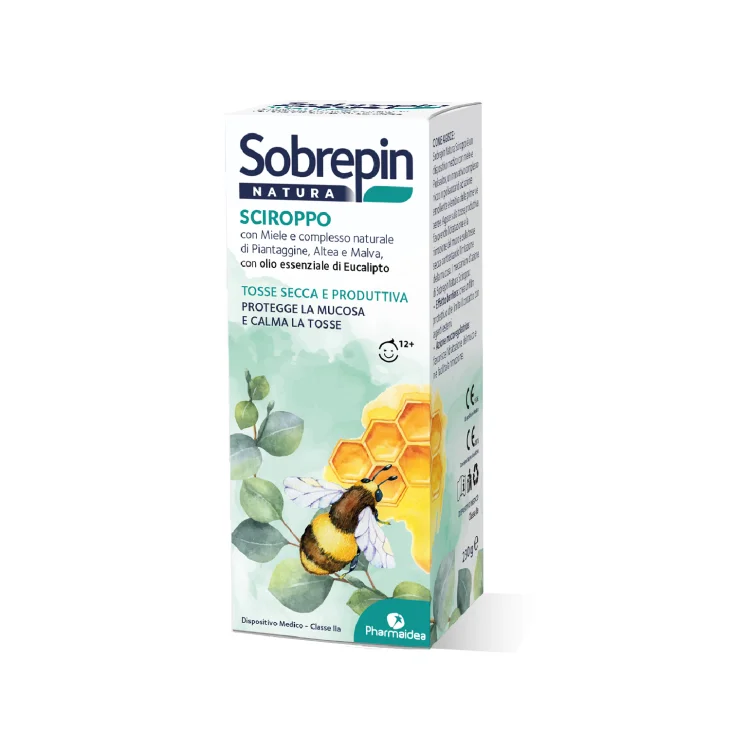 Sobrepin Sciroppo Natura Per Tosse Secca e Produttiva 180 ml