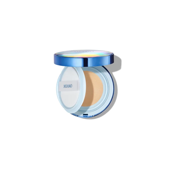 Miamo Second Skin Mesh Fondotinta Cushion con SPF50 Colore Ivory 13,5g