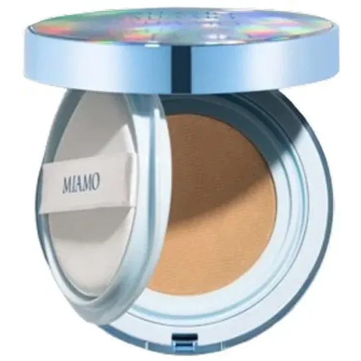 Miamo Second Skin Mesh Fondotinta Cushion con SPF50 Colore Sand 13,5g