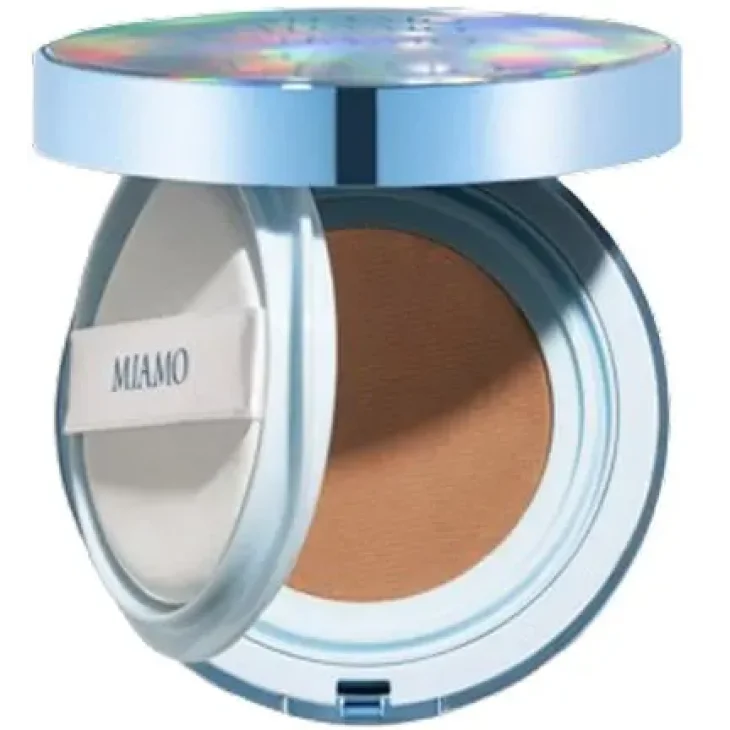 Miamo Second Skin Mesh Fondotinta Cushion con SPF50 Colore Bronze 13,5g
