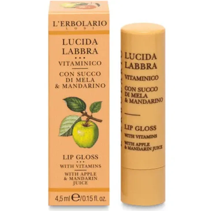 L'Erbolario Lucidalabbra Vitaminico Mela e Mandarino 4.5 ml