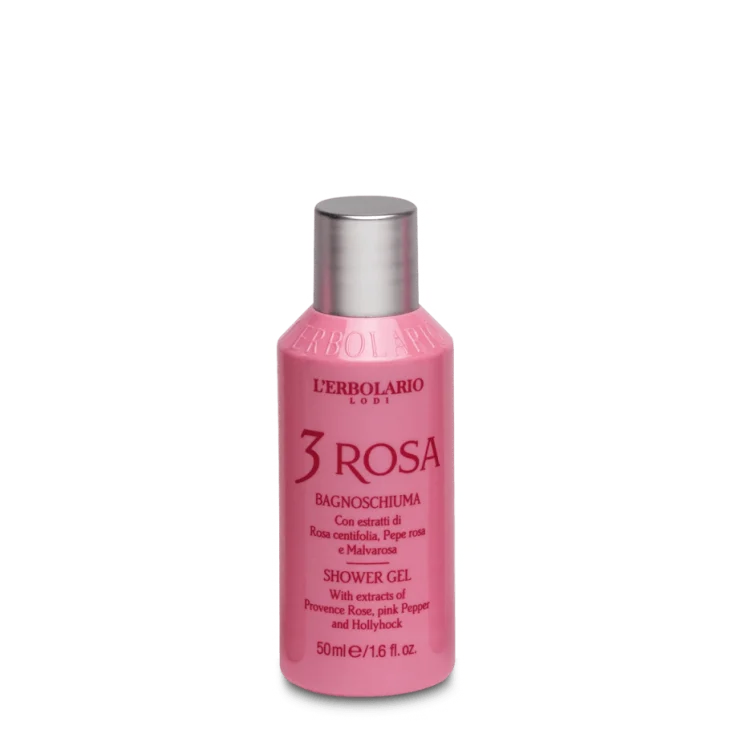 L'Erbolario 3 Rosa Bagnoschiuma Minitaglia 50 ml