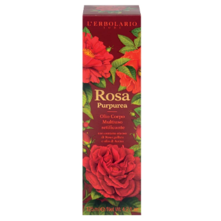 L'Erbolario Rosa Purpurea Olio Corpo Multiuso Setificante 125 ml
