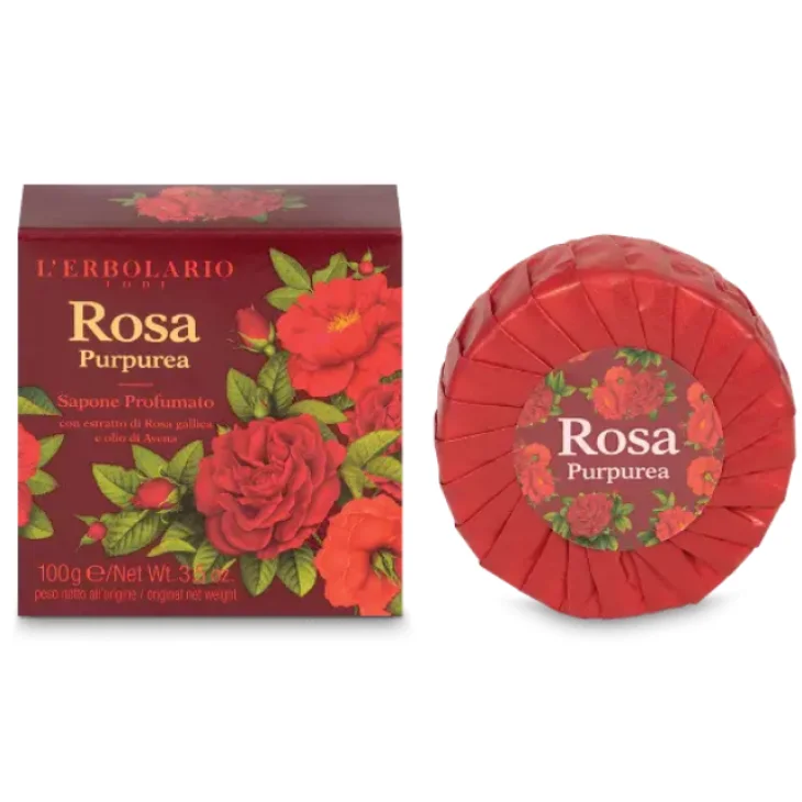 L'erbolario Rosa Purpurea Sapone Profumato 100 g