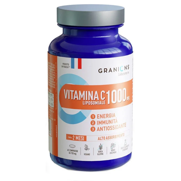 Granions Vitamina C Liposomiale 1000 Mg Integratore Sistema Immunitario 60 Compresse