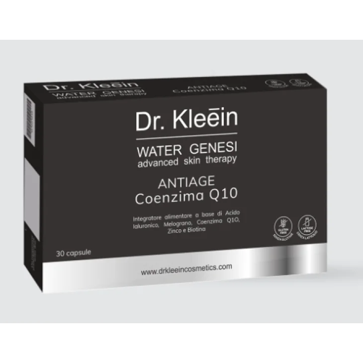 Dr. Kleein Antiage Coenzima Q10 è un integratore alimentare Contro i Segni dell'Invecchiamento 30 cps