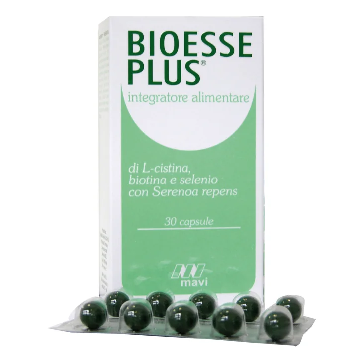 Mavi Bioesse Plus Integratore Capelli e Unghie con Biotina e Selenio 30 Capsule