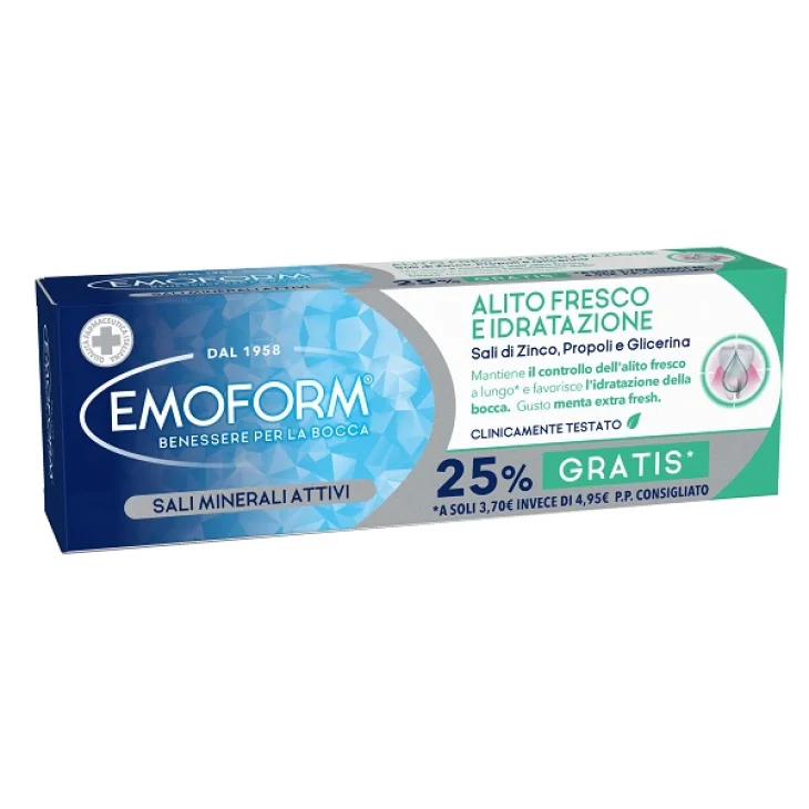 Emoform Alito Fresco e Idratazione Dentifricio 75 ml