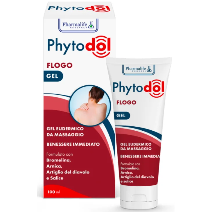 Phytodol Flogo Gel per Massaggi per Rapido Sollievo a Articolazioni e Benessere Immediato 100 ml