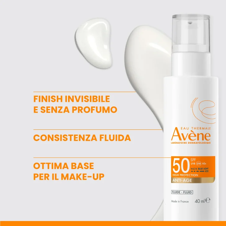 Avène FLUIDO ANTI-ETÀ Protezione alta SPF 50 40 ml