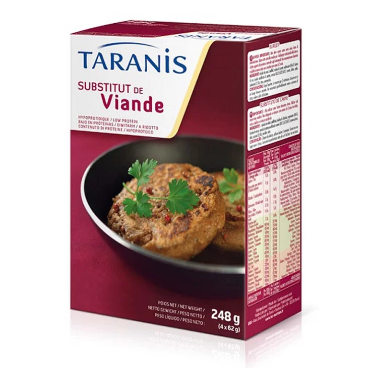 TARANIS BURGER SOSTITUTO CARNE 4 X 62 G